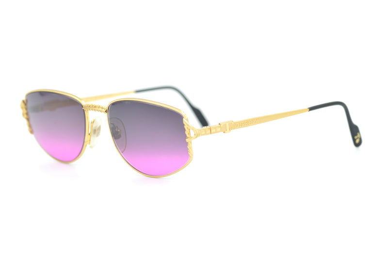 Tiffany 342 vintage sunglasses. Tiffany & Co Sunglasses. Rare vintage sunglasses. 23KT GP sunglasses. Luxury Sunglasses.