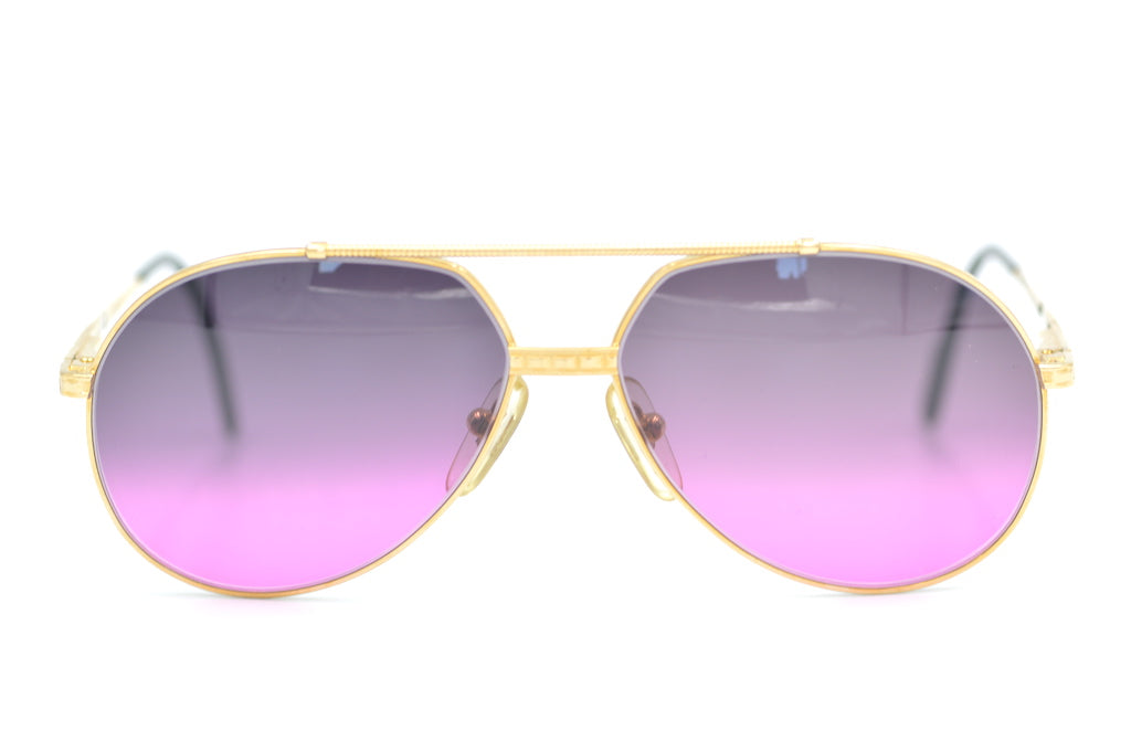 Tiffany & Co. 114 Vintage Sunglasses. Tiffany Aviator. Vintage Tiffany Sunglasses. 23KT Gold Plated sunlasses. Luxury Sunglasses. Rare vintage sunglasses.