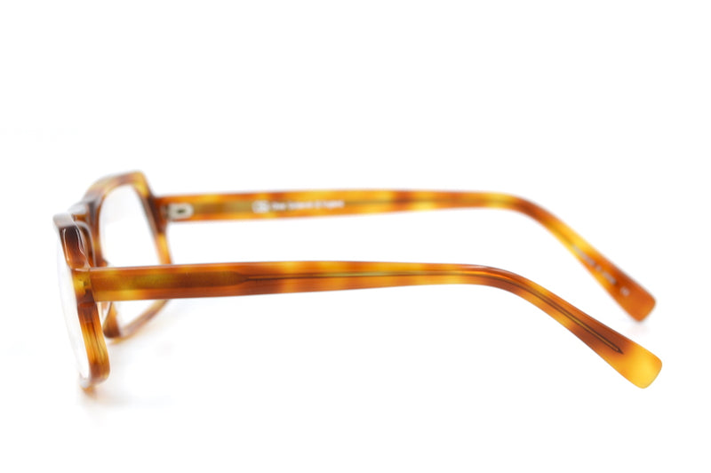Oliver Goldsmith Paw Paw vintage glasses. Oliver Goldsmith Glasses. Vintage Oliver Goldsmith Glasses. Mens Designer Glasses. Mens Luxury Glasses. Sustainable Glasses.