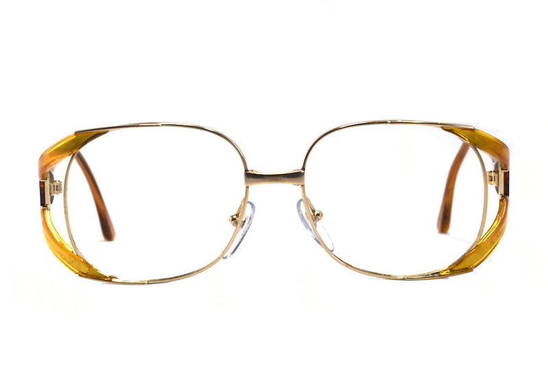 Front view Christian Dior 2524 1980's ladies vintage glasses