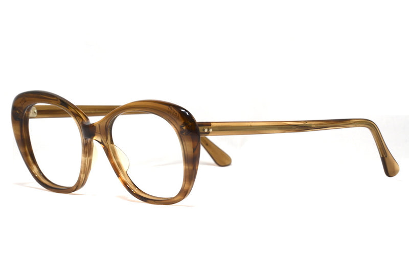 Front/side view Harmony Merx 1970's Vintage Glasses