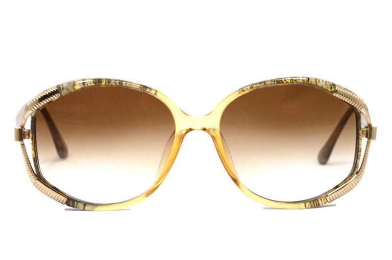 Front view Christian Dior 2490 1980's vintage sunglasses 